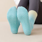 Mermaid Gradient Color Cute Grippy Pilates Grip Socks