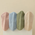 Pastel Pink Cute Grippy Pilates Grip Socks