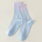 Lavender Gradient Color Cute Grippy Pilates Grip Socks
