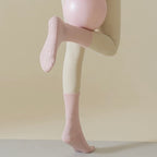 Pastel Pink Cute Grippy Pilates Grip Socks