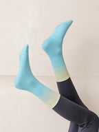Mermaid Gradient Color Cute Grippy Pilates Grip Socks